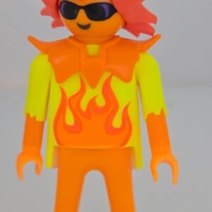 Figura Playmobil punk naranja
