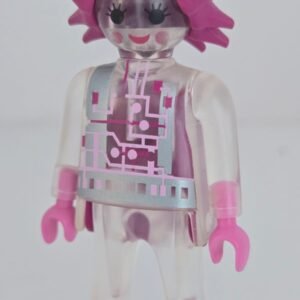 Figura playmobil Robot rosa